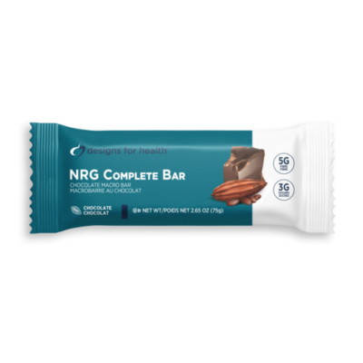 NRG COMPLETE BAR 12 BARS CHOCOLATE Designs for Health